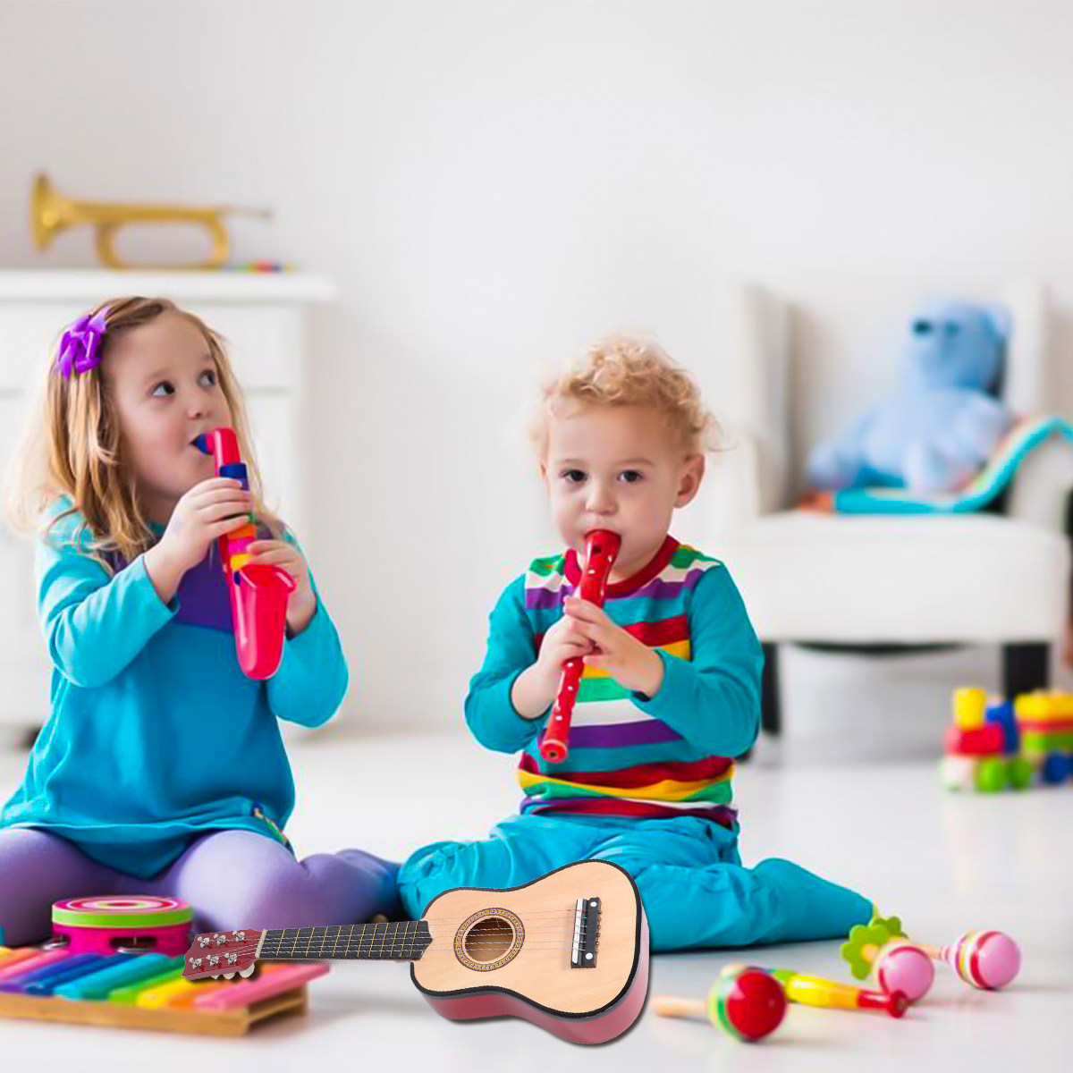 Musical Instrument For Beginners - Chitarra Acustica per Bambini da 21
