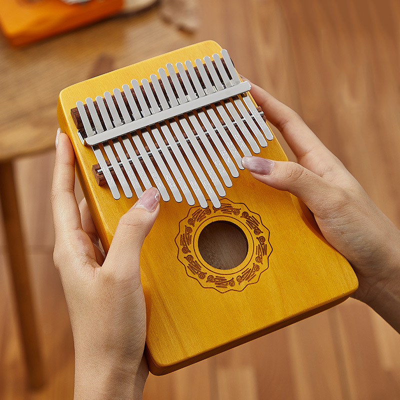 Musical Instrument For Beginners - Hluru Kalimba a 17 tasti, pianoforte