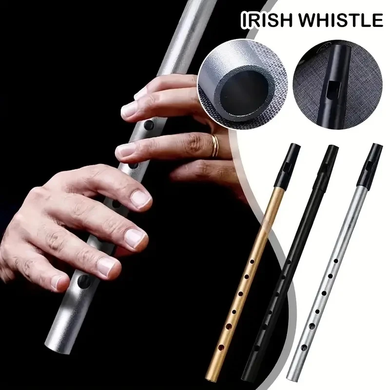 Tin Whistle Flute - Miwayer autentico fischietto irlandese flauto chiave