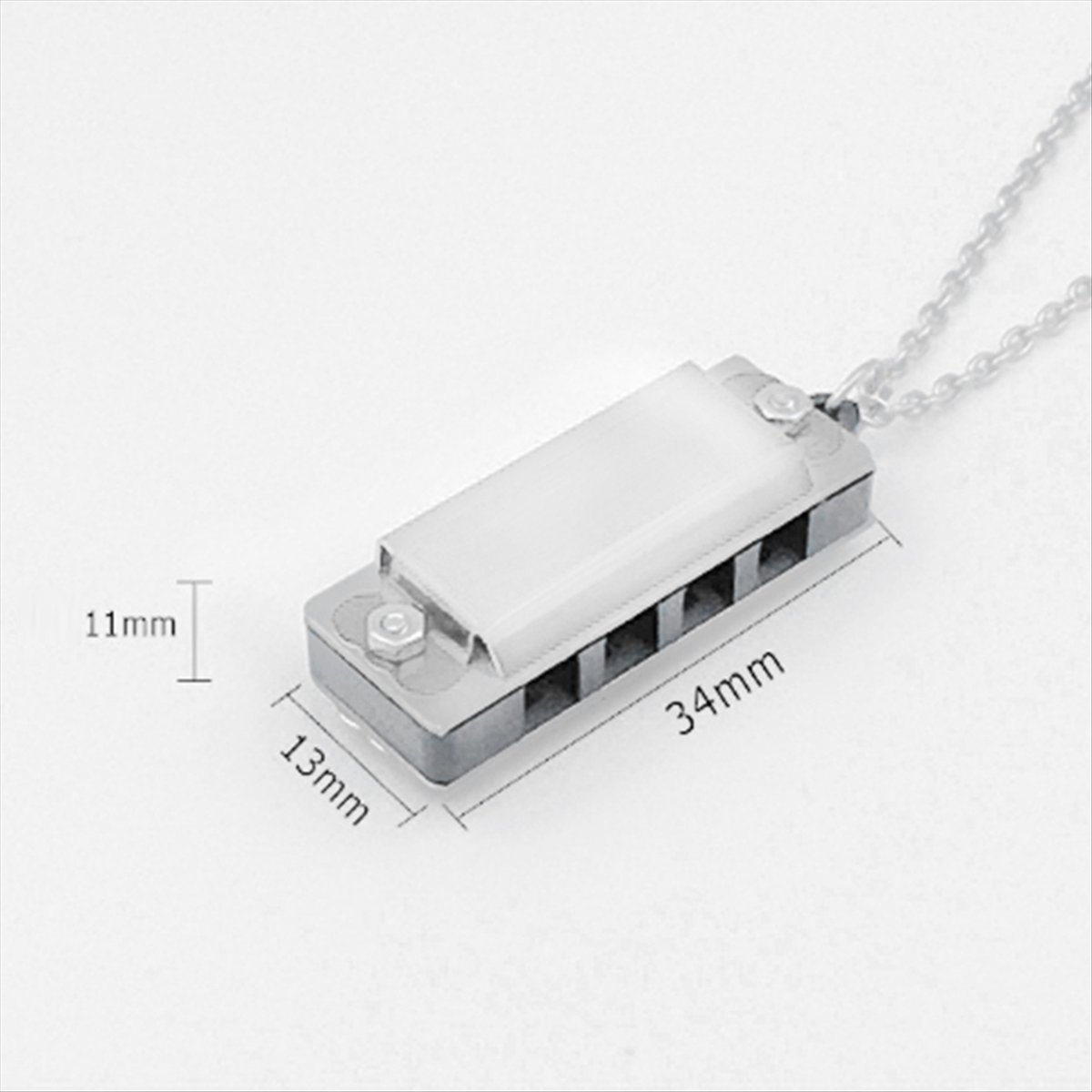 Musical Instruments Easy - Collana con Mini Armonica ABXY a