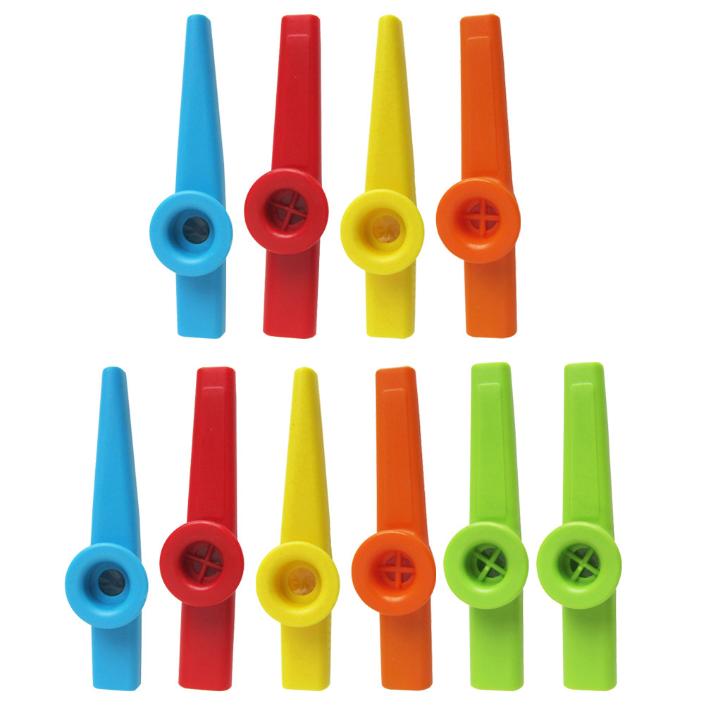 Set di 10 Kazoo Colorati in Pl - Musical Instruments Easy recensione e prezzo