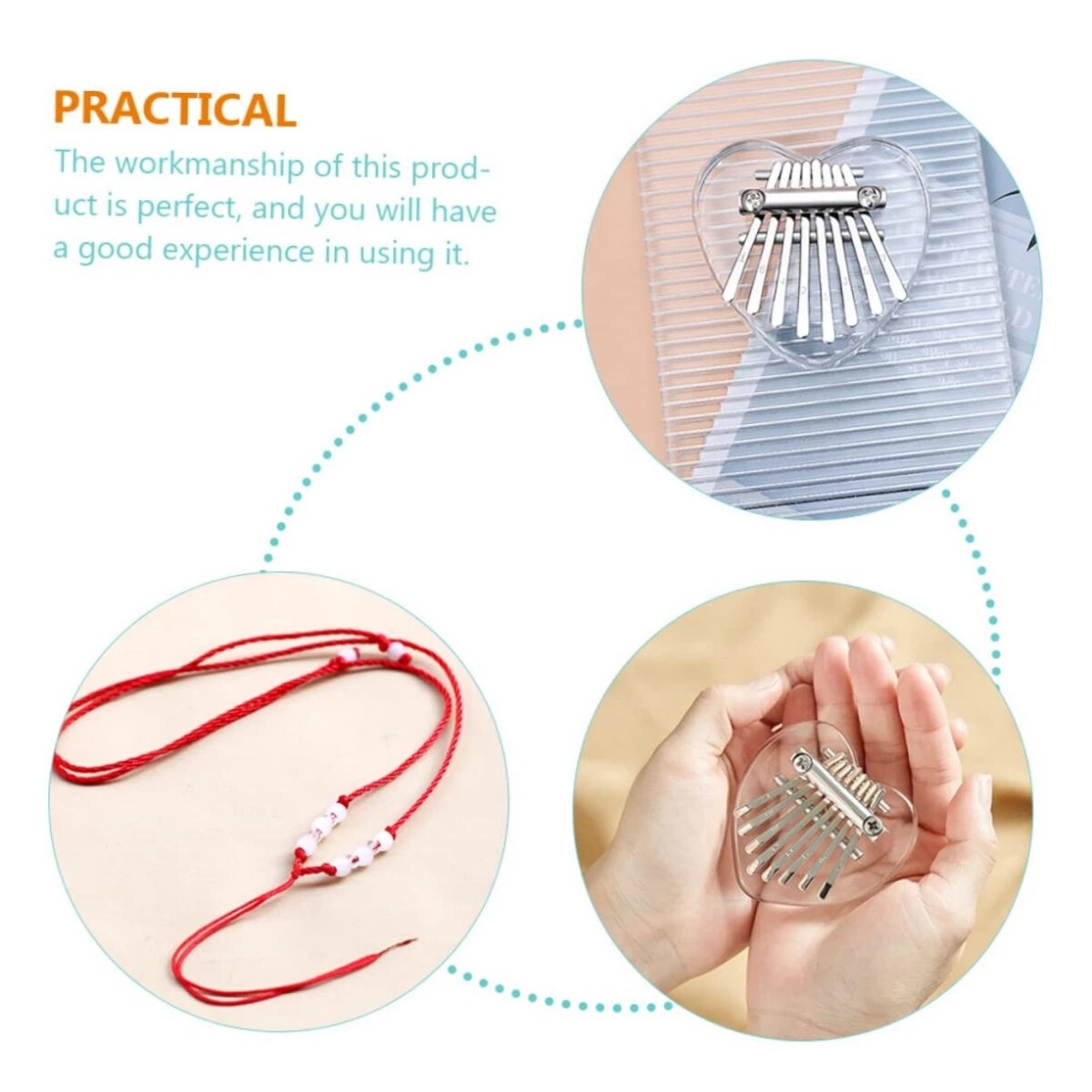 Miwayer 8 tasti Mini Kalimba A - Musical Instrument Dulcimer recensione e prezzo