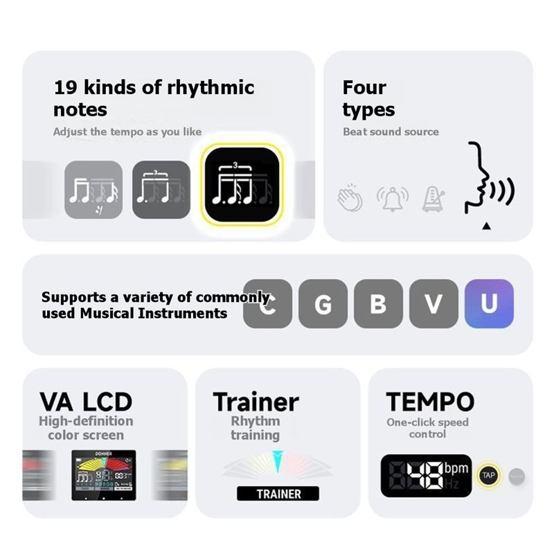 Metronomo Digitale Ricaricabil - Musical Instrument Dulcimer recensione e prezzo